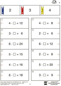 Malnehmen mit Zahlen bis 10 - Kleines 1 x 1