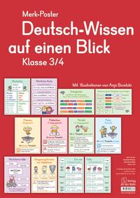 Deutsch-Wissen auf einen Blick – Klasse 3/4