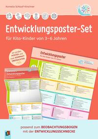 Entwicklungsposter-Set für Kita-Kinder von 3–6 Jahren