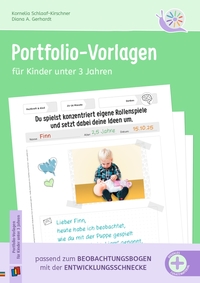 Portfolio-Vorlagen für Kinder unter 3 Jahren