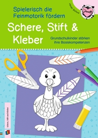 Cover-Abbildung für Schere, Stift und Kleber – spielerisch die Feinmotorik fördern (99999---978-3-8346-6906-3)
