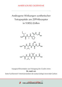 Androgene Wirkungen synthetischer Tetra-peptide am ZIP9-Rezeptor in 93RS2-Zellen