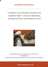 Usefulness of acute phase proteins and simplified Light´s criteria in identifying aetiology of body cavity effusions in cats