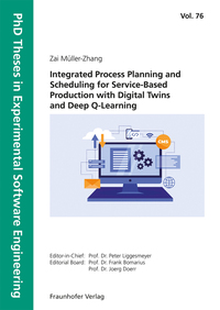 Integrated Process Planning and Scheduling for Service-Based Production with Digital Twins and Deep Q-Learning