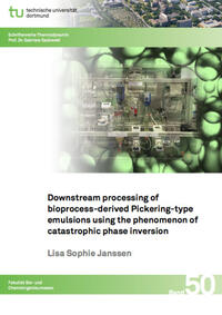 Downstream processing of bioprocess-derived Pickering-type emulsions using the phenomenon of catastrophic phase inversion