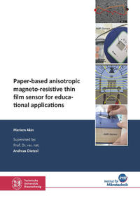 Paper-based anisotropic magneto-resistive thin film sensor for educational applications