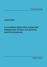 A consistent debris flow model with intergranular friction and dynamic pore-fluid pressure