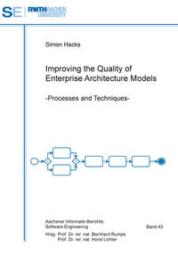 Improving the Quality of Enterprise Architecture Models