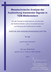 Messtechnische Analyse der Ausbreitung transienter Signale in TEM-Wellenleitern