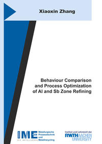 Behaviour Comparison and Process Optimization of Al and Sb Zone Refining