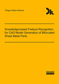 Knowledge-based Feature Recognition for CAD Model Generation of Bifurcated Sheet Metal Parts