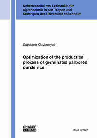 Optimization of the production process of germinated parboiled purple rice