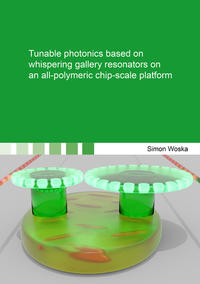 Tunable photonics based on whispering gallery resonators on an all-polymeric chip-scale platform