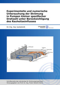 Experimentelle und numerische Untersuchung der Strömung in Pumpen kleiner spezifischer Drehzahl unter Berücksichtigung des Rauheitseinflusses