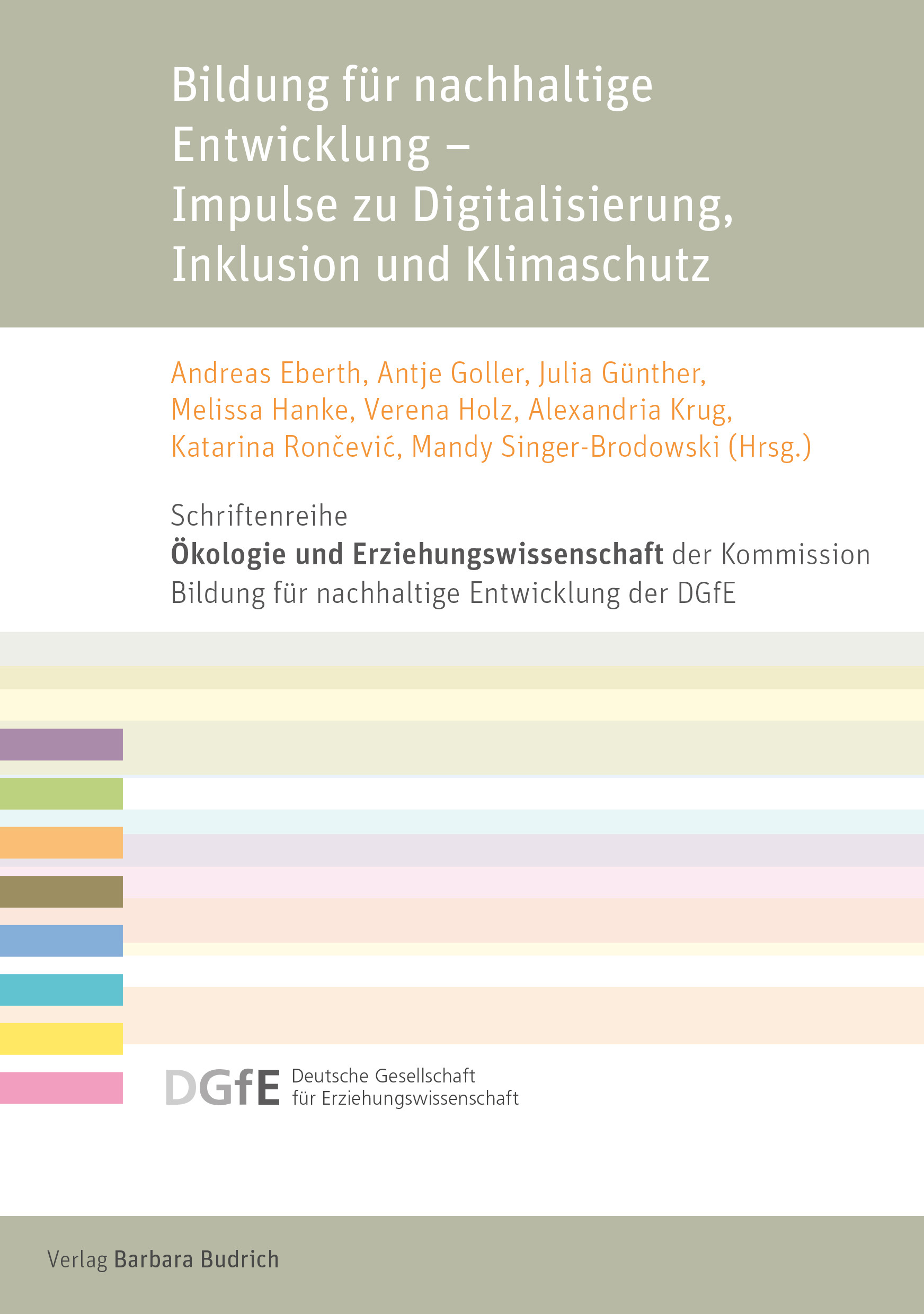 Cover-Abbildung für Bildung für nachhaltige Entwicklung – Impulse zu Digitalisierung, Inklusion und Klimaschutz (Softcover/Paperback) (99999---978-3-8474-2591-5)