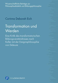 Cover-Abbildung für Transformation und Werden (Softcover/Paperback) (99999---978-3-8474-3067-4)