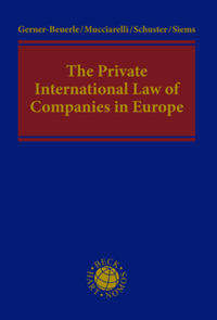 The Private International Law of Companies in Europe