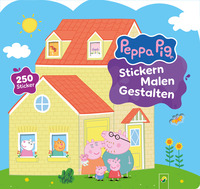 Cover-Abbildung für Peppa Pig Stickern Malen Gestalten (Softcover/Paperback) (99999---978-3-8499-4885-6)