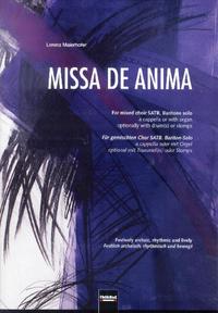 Missa de anima. Chorpartitur mit Orgel + Trommeln oder Stomps