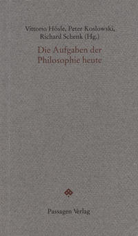 Die Aufgaben der Philosophie heute - Cover