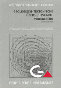 Geologisch-tektonische Übersichtskarte von Vorarlberg