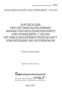 Geologische Karte von Vorarlberg. 1:100000: Kurzerläuterungen