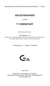 Erläuterungen zu Blatt 77 Eisenstadt