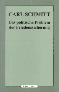 Das politische Probleme der Friedenssicherung