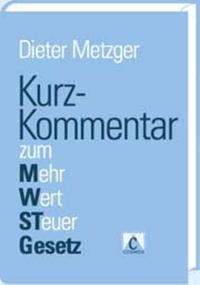 Kurzkommentar zum Mehrwertsteuer-Gesetz