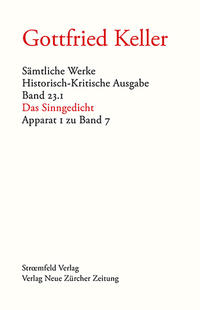 Sämtliche Werke. Historisch-Kritische Ausgabe, Band 23.1