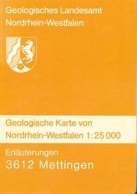 Geologische Karten von Nordrhein-Westfalen 1:25000 / Mettingen