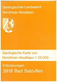 Geologische Karten von Nordrhein-Westfalen 1:25000 / Bad Salzuflen