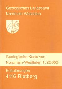 Geologische Karten von Nordrhein-Westfalen 1:25000 / Rietberg