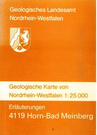 Geologische Karten von Nordrhein-Westfalen 1:25000 / Horn-Bad Meinberg