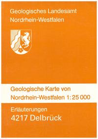 Geologische Karten von Nordrhein-Westfalen 1:25000 / Delbrück