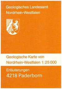 Geologische Karten von Nordrhein-Westfalen 1:25000 / Paderborn