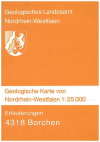 Geologische Karten von Nordrhein-Westfalen 1:25000 / Borchen