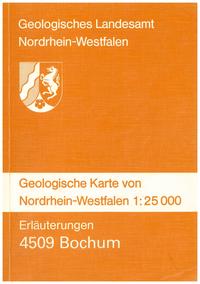 Geologische Karten von Nordrhein-Westfalen 1:25000 / Bochum