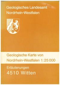 Geologische Karten von Nordrhein-Westfalen 1:25000 / Witten