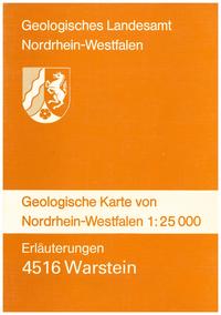 Geologische Karten von Nordrhein-Westfalen 1:25000 / Warstein