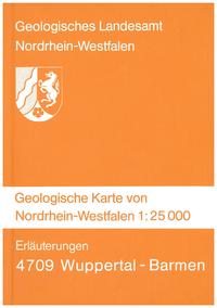 Geologische Karten von Nordrhein-Westfalen 1:25000 / Wuppertal-Barmen