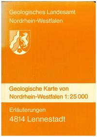 Geologische Karten von Nordrhein-Westfalen 1:25000 / Lennestadt