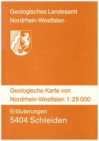 Geologische Karten von Nordrhein-Westfalen 1:25000 / Schleiden