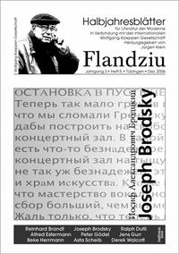 Flandziu. Halbjahresblätter für Literatur der Moderne / Joseph Brodsky