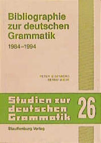 Bibliographie zur deutschen Grammatik 1984-1994