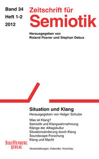 Zeitschrift für Semiotik / Situation und Klang