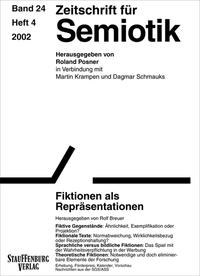 Zeitschrift für Semiotik / Fiktionen als Repräsentationen