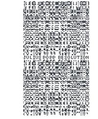 Julius Popp Resolution