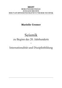 Seismik zu Beginn des 20. Jahrhunderts - Internationalität und Disziplinbildung