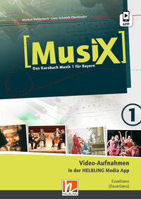 MusiX 1 BY (Ausgabe ab 2017) Video-Aufnahmen Einzellizenz